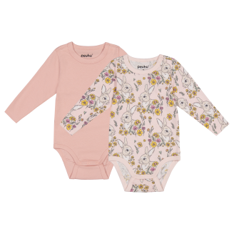 Vauvan bodyt 2 kpl/pkt Peuhu Happy Set
