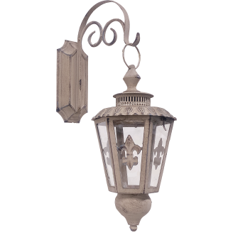 Seinälyhty Kotikulta 38 cm ruskea