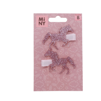 Lasten hiuspinni Miny 2 kpl hevonen