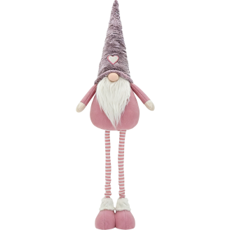 Koristetonttu Kotikulta 126 cm Johan teleskooppi pinkki