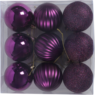 Koristepallo Kotikulta 9 kpl lila