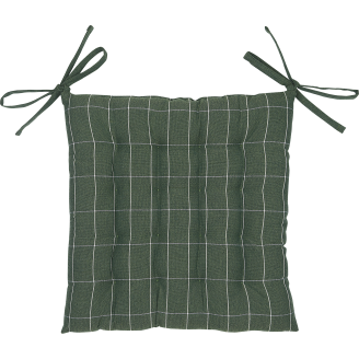 Istuinpehmuste Kotikulta 38 x 38 cm Tiiliruutu vihreä