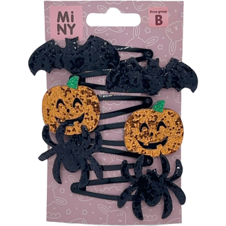 Hiuspinni Miny 6 kpl Halloween