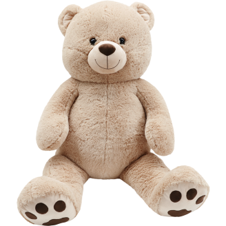 Pehmo Peuhu 130 cm nalle vaaleanruskea