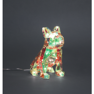 LED-koristevalo koira RGB 21 cm