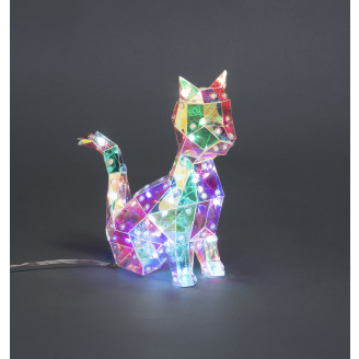LED-koristevalo kissa 19,5 cm