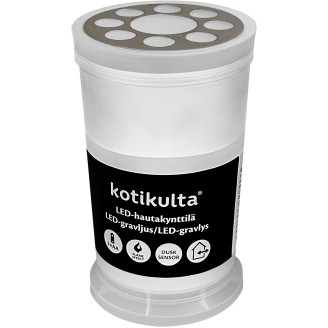 LED-hautakynttilä hämäräkytkimellä Kotikulta