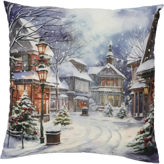 Koristetyyny Kotikulta 43 x 43 cm Talvinen