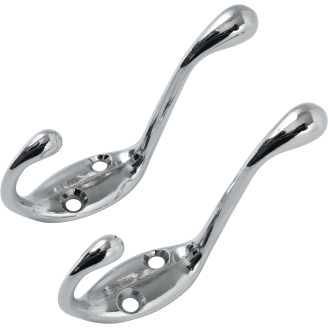 Vaatekoukku Brücke kromi 2 kpl
