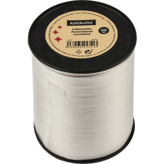 Lahjanauha Kotikulta 10 mm x 200 m hopea
