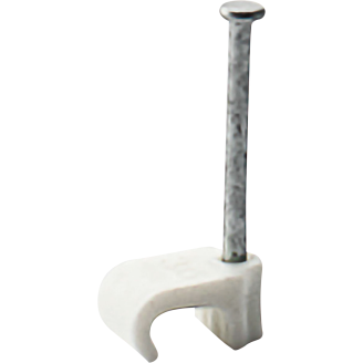 Naulakiinnike latta Egant 3 x 5 mm valkoinen 25 kpl