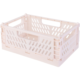 Taitettava kori Miny S vaalea beige