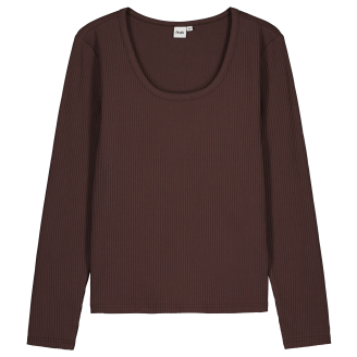 Naisten pitkähihainen ribbitrikoopaita Pola Jenna