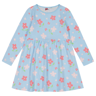 Pienten lasten trikoomekko Peuhu Eera Kukat