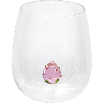 Lasi Miny 2 kpl mansikkakoriste