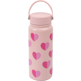 Termospullo Miny 550 ml sydämet