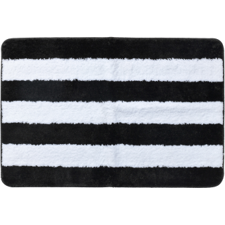 Kylpyhuonematto Kotikulta 60 x 90 cm Greta musta