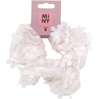 Hiusdonitsi Miny kukka vaaleanpunainen