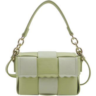 Käsilaukku Miny ruutu vihreä