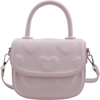 Käsilaukku Miny sydän vaaleanpunainen