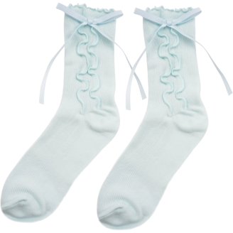 Sukat Miny 37/39 rusetilla sininen