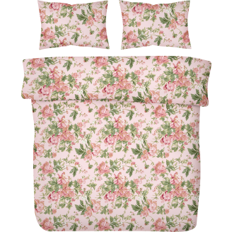 Tuplapussilakanasetti Kotikulta 240 x 210 cm Rose Garden roosa