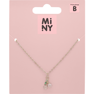 Kaulakoru Miny kirsikka kullanvärinen