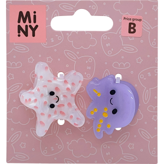 Lasten hiusklipsi Miny 2 kpl meriaihe