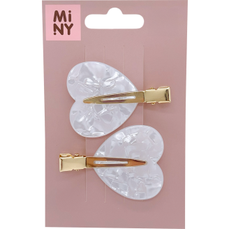 Hiuspinni Miny 2 kpl sydän