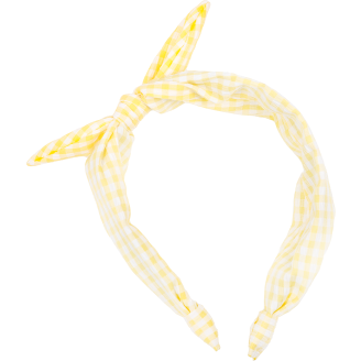 Lasten hiuspanta Miny keltainen