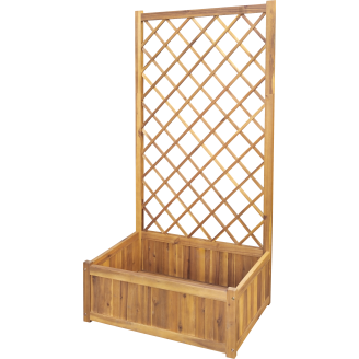 Istutuslaatikko ristikkosäleiköllä Parco akaasia