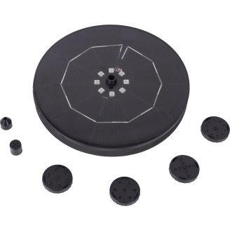 SOLAR LED-suihkulähde akulla