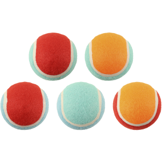 Koiran tennispallo Real Dog 5 kpl Tropical Beach