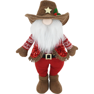 Koristetonttu Kotikulta 52 cm cowboy