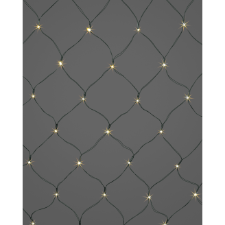 LED-valoverkko 2 x 2 m 192 LED LV, vihreä johto