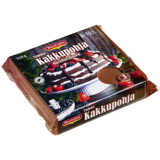 Kakkupohja 220 g tumma