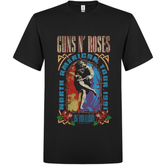 T-paita Guns N´ Roses Use Your Illution album inspired