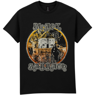 T-Paita Black Sabbath Debut Cracked