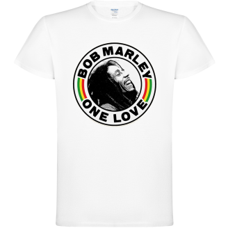 T-paita Bob Marley One Love Circle