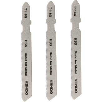 Pistosahanterä Kendo 1,2 x 76 mm metallille 3 kpl HSS
