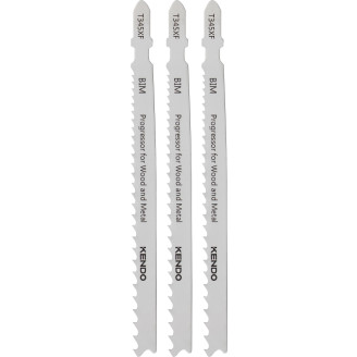 Pistosahanterä Kendo 4,0x132mm puulle ja metallille 3 kpl Bi