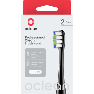 Vaihtoharja Oclean Professional Clean 2 kpl, musta