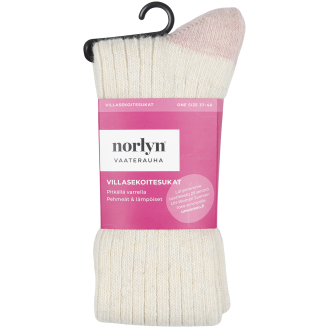 Naisten villasekoitesukat Norlyn Vaaterauha A41681