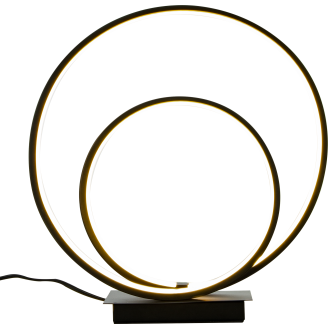 Pöytävalaisin Aneta Lighting Loop, musta