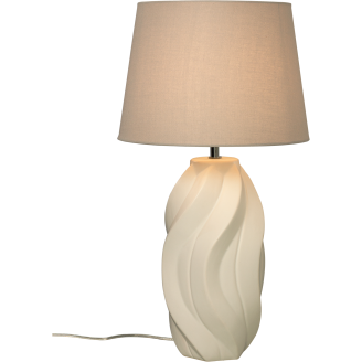 Pöytävalaisin Aneta Lighting Fiorella, beige