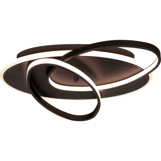 LED-plafondi Aneta Lighting Legato, musta