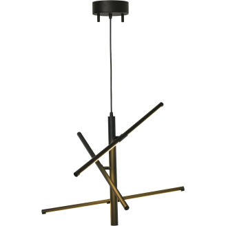 LED-kattovalaisin Aneta Lighting Stecco, musta