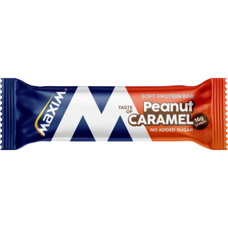 Proteiinipatukka Maxim 55 g Peanut Caramel