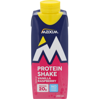 Proteiinijuoma Maxim 250 ml Vanilla Raspberry