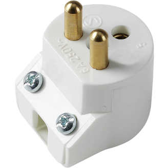 Valaisintulppa maadoitettu 250V, 6A, IP20